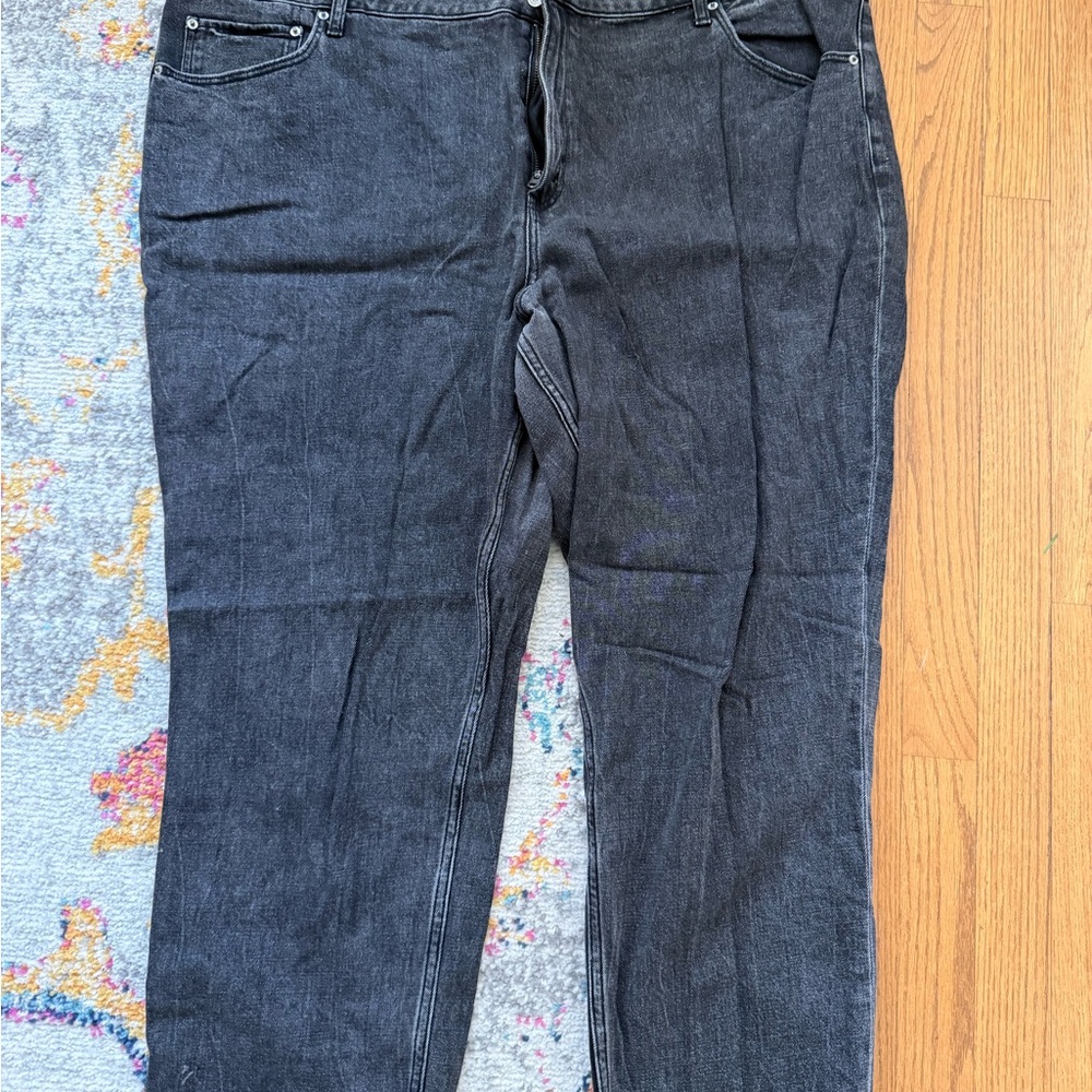 Abercrombie & Fitch Dark Gray High Rise Jeans